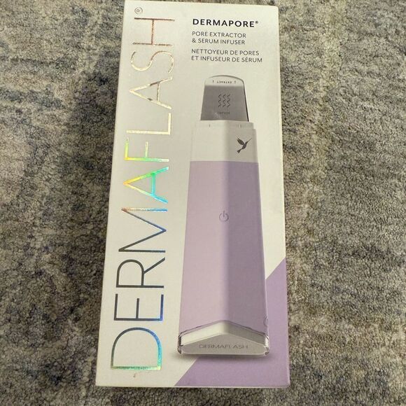 NWT Dermaflash DERMAPORE+ Ultrasonic Pore Extractor & Serum Infuser - Picture 3 of 6